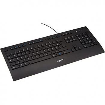 Logitech K280e Pro Tastiera, Layout Tedesco ‎QWERTZ, Nero