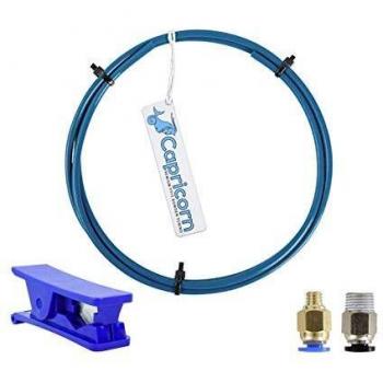 Capricorn Tubi Bowden PTFE XS 1M con Raccordi Pneumatici PC4-M6 e PC4-M10