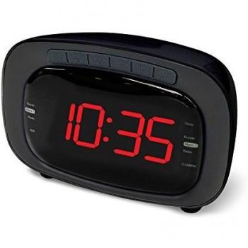 Despertador Denver CR‑422 Pantalla LED 1,2″ y Radio FM