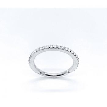 Roxí Aro Geométrico con Cristales Circonio Blanco