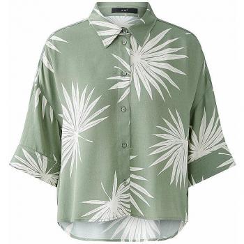 Bluzka wiskozowa relaxed fit z obniżonymi ramionami