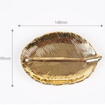 Bandeja de cerámica nórdica para joyas