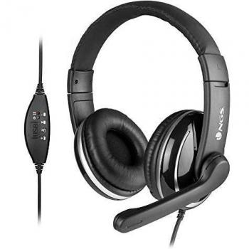 NGS CUFFIA USB STEREO CON MICROFONO REGOLABILE