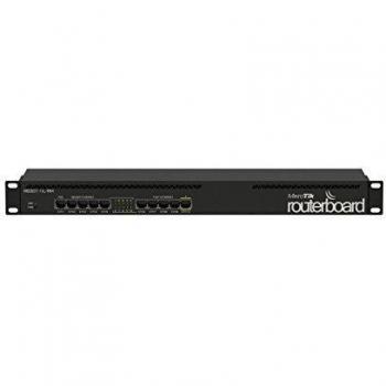 Router Ethernet Mikrotik RB2011IL-RM con 5 Porte LAN e Connessione Nera