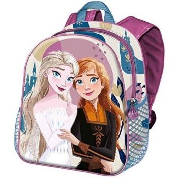 Karactermania Frozen 2 Castillo-Mochila 3D Pequeña, Multicolor, Talla única