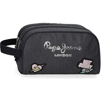 Pepe Jeans Emi, Neceser Adaptable Niñas, Azul (Blue), 26x16x12 Cms