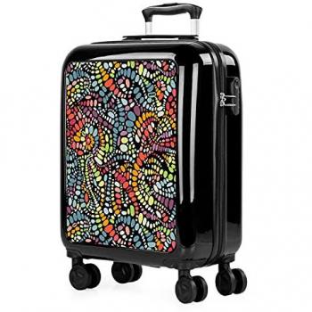 Maleta de Cabina Compacta 55x40x20 con Ruedas y Candado 4D