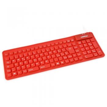 Kraun Tastiera Flex Rubber (Rossa)