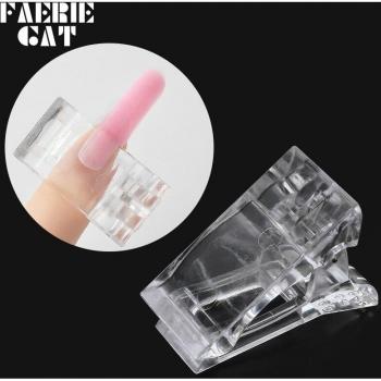 Gel de Uñas Poligel con Pinzas de Construcción Rápida
