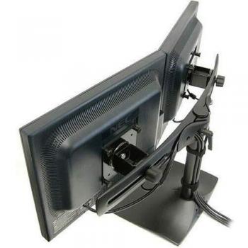 DS Series DS100 Supporto per Scrivania a Doppio Monitor, Orizzontale 61 cm (24) Nero