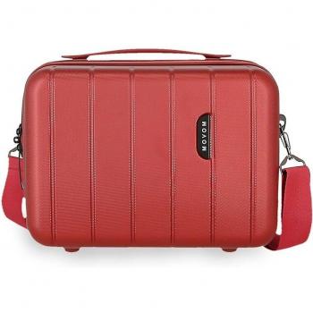 Movom Neceser ABS Wood rojo