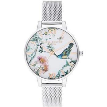 Olivia Burton Reloj Analógico para Mujer de Cuarzo con Correa en Acero Inoxidable OB16EG147