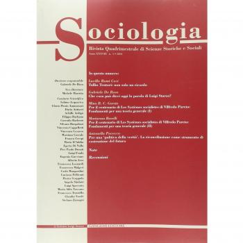 Sociologia. Rivista quadrimestrale di scienze storiche e sociali (2004) (Vol. 1)