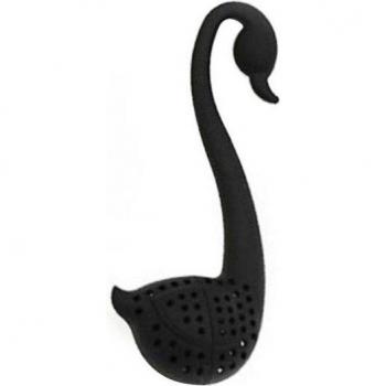 Bolsa de té portátil de plástico en forma de cisne