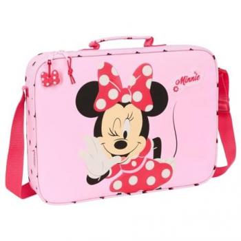 Cartera Escolar Minnie Mouse Naive Rosa