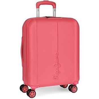 Pepe Jeans Glasgow Maleta de Cabina Naranja 40x55x20 cms Rígida ABS Cierre TSA 37L 3,2Kgs 4 Ruedas Dobles Extensible Equipaje de Mano