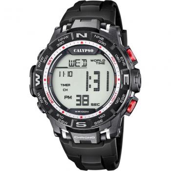 Reloj Calypso K5816/4 Digital Hombre Correa Negra
