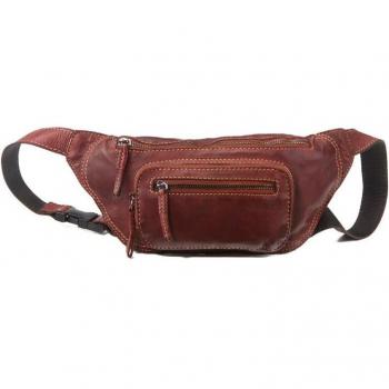 Riñonera unisex en piel color líbano