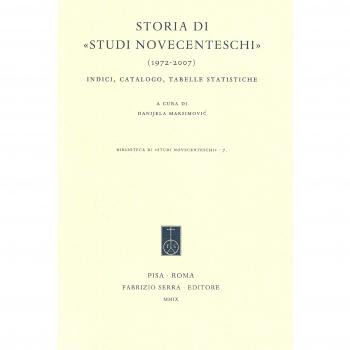 Storia di «Studi novecenteschi» (1972-2007). Indici, catalogo, tabelle statistiche