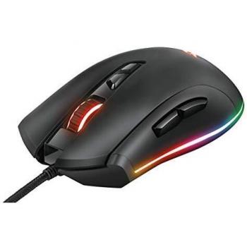 Trust GXT 900 Kudos Mouse Gaming RGB, 100-15000 DPI, 7 Pulsanti, Nero