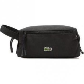 Neceser Lacoste Negro con Cremallera