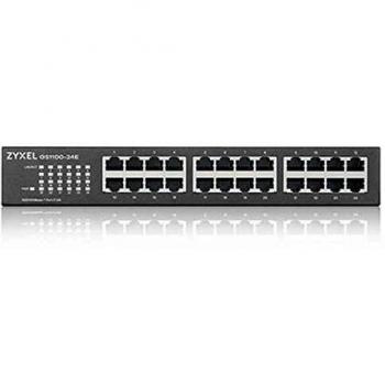 Zyxel Switch Unmanaged, 24 porte Gigabit, design senza ventole [GS1100-24E]