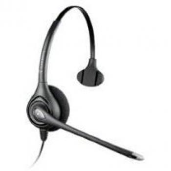 Plantronics HW251N Wireless Headset for Call Center/Office Use (Mono, Over-Ear, Black)