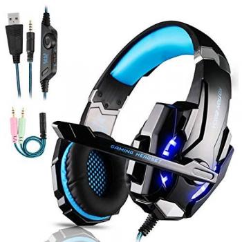 Cuffie Gaming PS4 3.5mm LED Microfono Bass Stereo