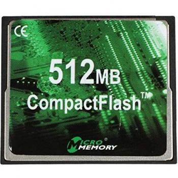 MicroMemory 512 MB di Tipo I CF con interfaccia x40, nera