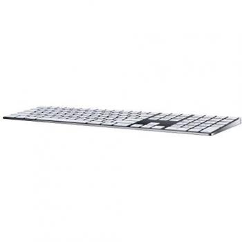 Tastiera Bluetooth Apple Magic Keyboard con tastierino numerico in tedesco e colore argento