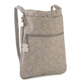 Tous Caine Kaos N, Bolso Mochila para Mujer, Gris (Piedra 295810276), 33x38x6 cm (W x H x L)