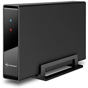 Sharkoon Swift Case Pro Combo Corpo (USB adatto per 8,9 cm (3,5 pollici) SATA, Hard Disk IDE) Nero Nero nero USB 3.0