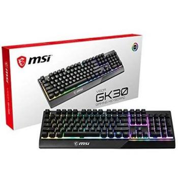 S11-04DE226-CLA MSI Keyboard MSI Vigor GK30 DE Gaming Keyboard with RGB Backlighting