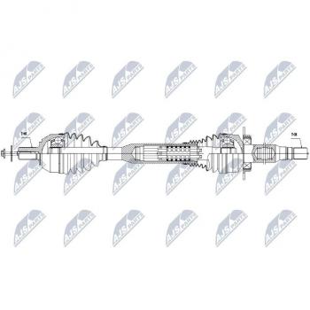 Veio de Transmissão NTY NPW-VV-057