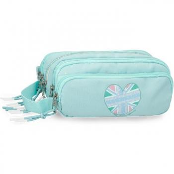 Estuche Pepe Jeans Aris Evergreen Negro -22x10x9cm