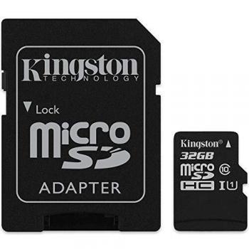 Kingston SDCS/32GB Micro SDHC Canvas Select Class 10 UHS-I U1 Memory Card