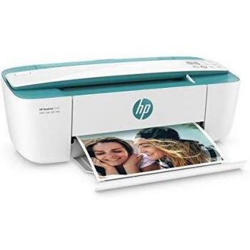 HP DeskJet 3762 T8X23B Stampante Fotografica Multifunzione A4, Stampa, HP Scroll Scan, Wi-Fi, HP Smart, USB 2.0, No Stampa Fronte/Retro Automatica, 4 Mesi di HP Instant Ink Inclusi, Verde Aqua