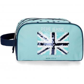 Neceser de Viaje Pepe Jeans Cuore Azul 26 cm 4.99 litros