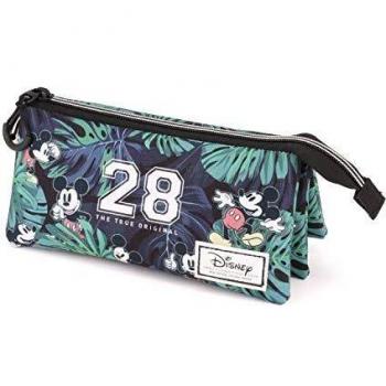 Karactermania Disney Clásico Topolino 28-astuccio Portatodo Triplo HS Estuches 24 Centímetros Multicolor