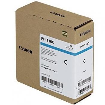 Canon pfi-110c ink ciano 160 ml imageprograf tx-2000 / tx-3000 t36 / tx-3000 / tx-3100 / tx-4000 t36 / tx-4000 / tx-4100