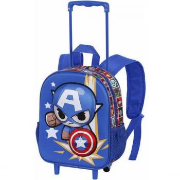 Trolley 3D Punch Capitán América Vengadores Avengers Marvel 34cm