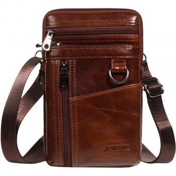 Bolsa Mensual YIANG de Cuero Vintage