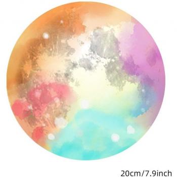 Luna Luminosa Brillante Arco Iris