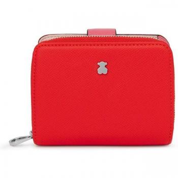 Billetera Tous Saffiano Roja New Dubai