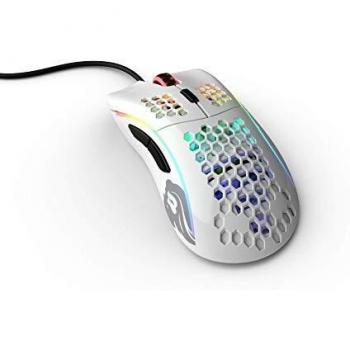 Glorious PC Gaming Race Model D mouse ottico 12000 DPI bianco lucido
