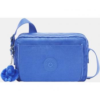 Bandolera Kipling Abanu M azul con correa ajustable