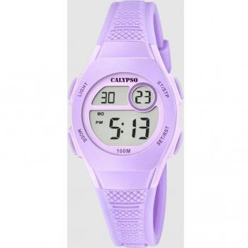 Reloj Calypso K5831/4 Negro Correa De Caucho Infantil
