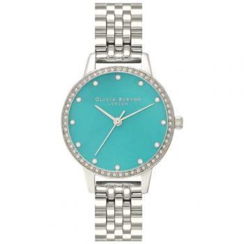 Olivia Burton Reloj Mujer Analogico Cuarzo con Correa de Acero OB16MD101