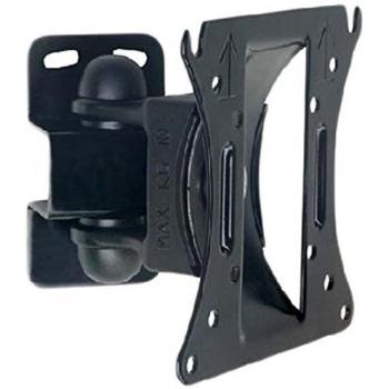 Staffa a muro inclinabile ad uno snodo con Standard VESA 50/75/100, per televisori da 10 a 22 pollici, Max 10 Kg