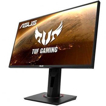 ASUS TUF Gaming VG258QM Monitor Gaming 24.5”, FullHD (1920x1080), 280Hz, Tempo di Risposta 0.5ms, G-SYNC, Adaptive Sync, Flicker Free, HDR 400, Riduzione Luce Blu, Funzione GamePlus, Regolabile, Nero